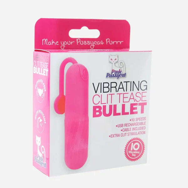 Pink Pussycat Clit Tease Bullet Vibrator