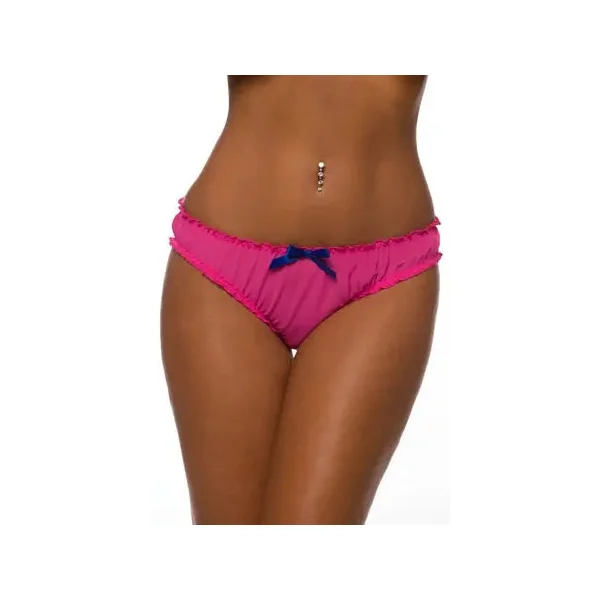 Pink Ruched Rene Ruffle Panty