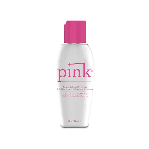 Pink Silicone Lube - 2.8 oz Flip Top Bottle