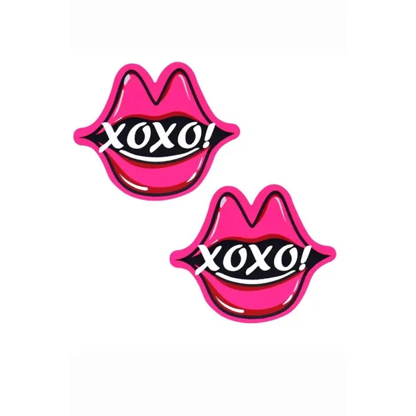 Pink XOXO Lip Pasties