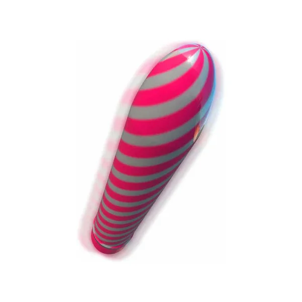 Pipedream Classix Sweet Swirl 8 in. Slimline Vibrator Pink