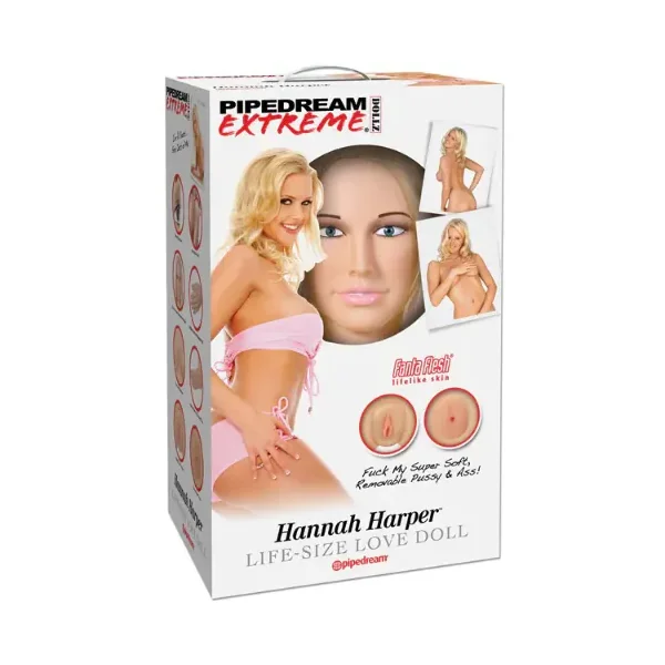 Pipedream Extreme Dollz Hannah Harper Life-Size Love Doll