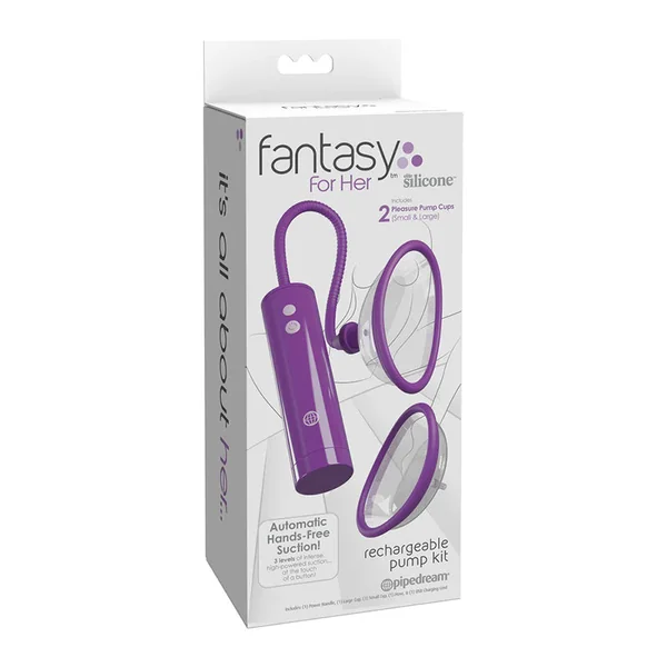 Pipedream Fantasy for Her Rechargeable Pump Kit Pussy Pump