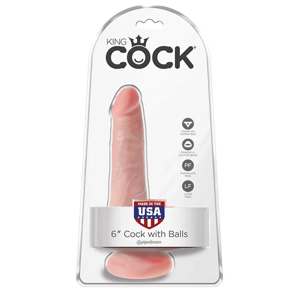 Pipedream – King Cock 6” Cock with Balls