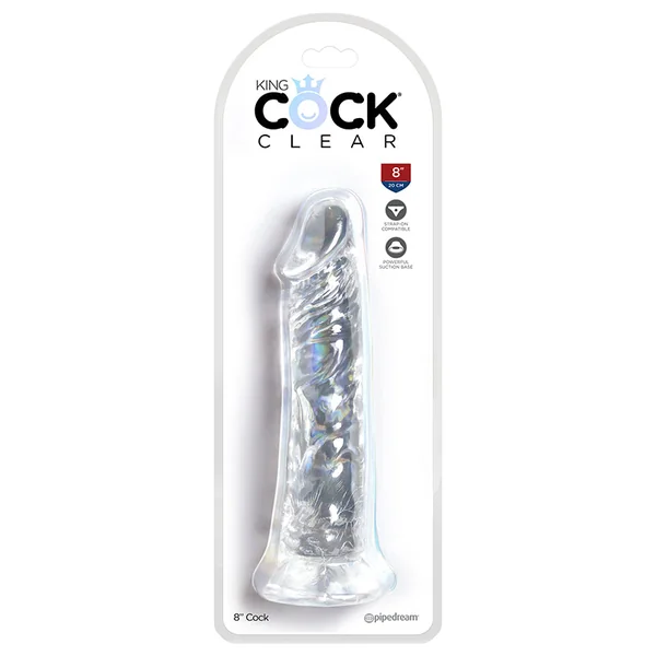 Pipedream – King Cock 8″ Cock – Clear