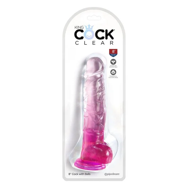 Pipedream – King Cock 8” with Balls – Dildo