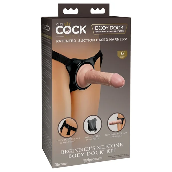 Pipedream King Cock Elite Beginner’s Silicone Body Dock Kit