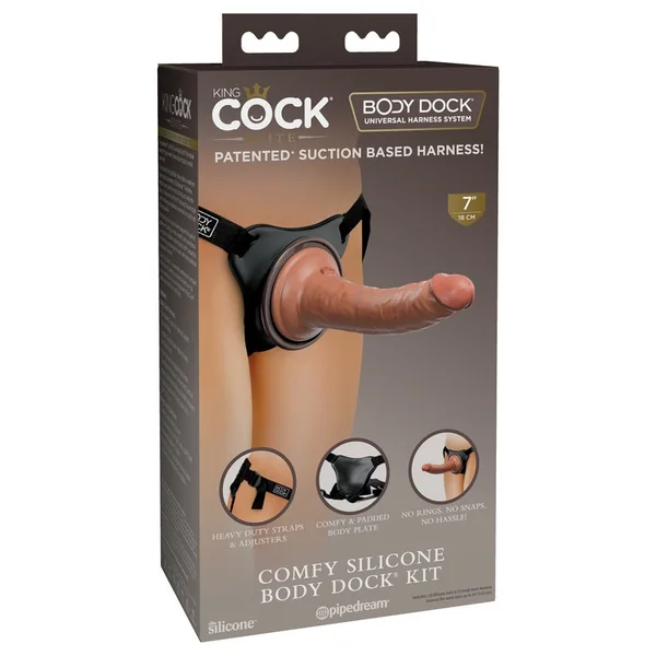 Pipedream – King Cock Elite Comfy Silicone Body Dock Kit