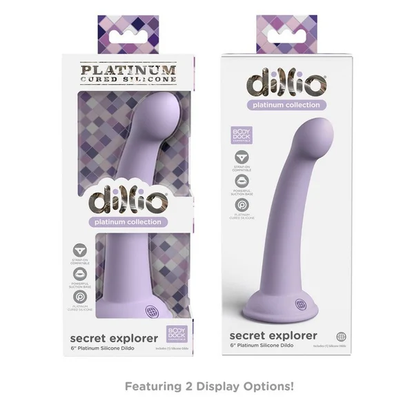 Pipedream Products Dillio Platinum 6” Secret Explorer – Dildo