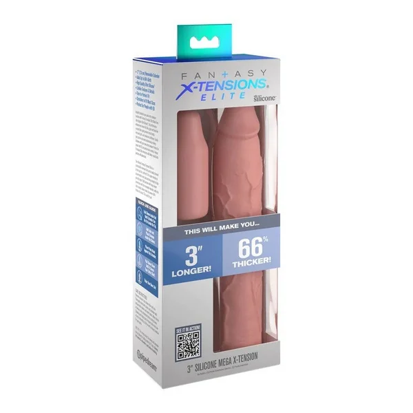 Pipedream Products Fantasy X-tensions 9” Sleeve with 3” Plug Light