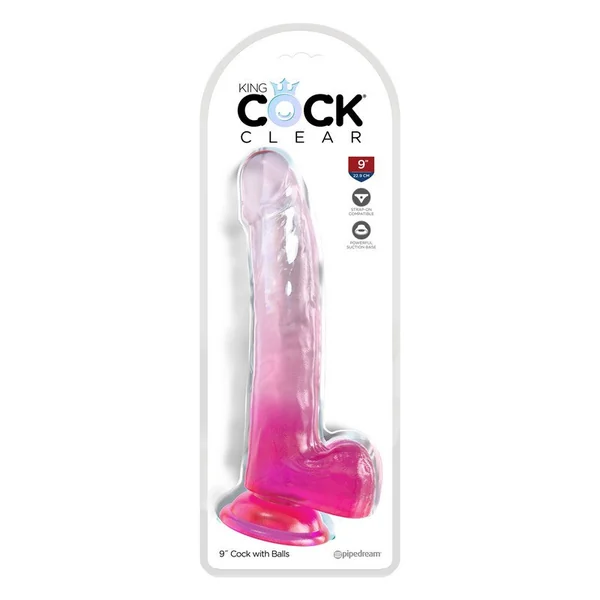 Pipedream Products – King Cock 9” with Balls – Dildo