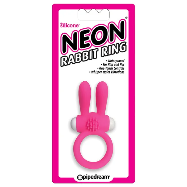 Pipedream Products – Neon Rabbit Cock Ring – Pink