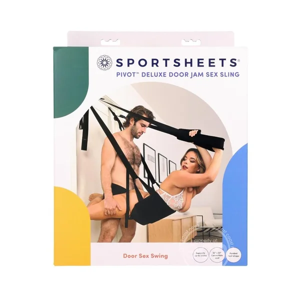 Pivot Deluxe Door Jam Sex Sling - Black