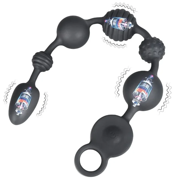 Planet – Silicone Vibrating Anal Beads