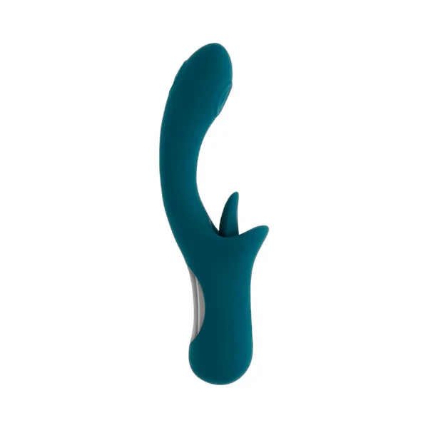 Playboy Harmony Rechargeable Tapping G Spot Vibrator With External Flicking Stimulator And Handle