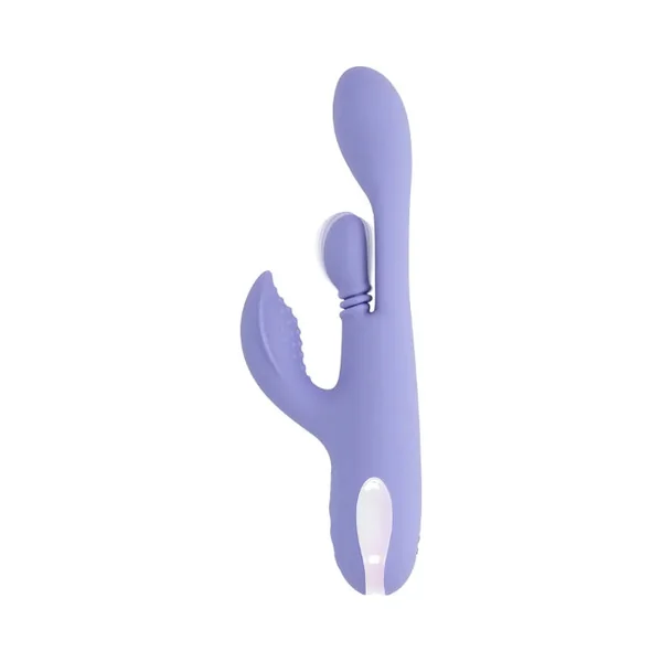 Playboy Nubbin Rubbin Rechargeable Dual Stimulator Vibrator With Circling Thrusting Vibrating G-Spot Stimulating Nub