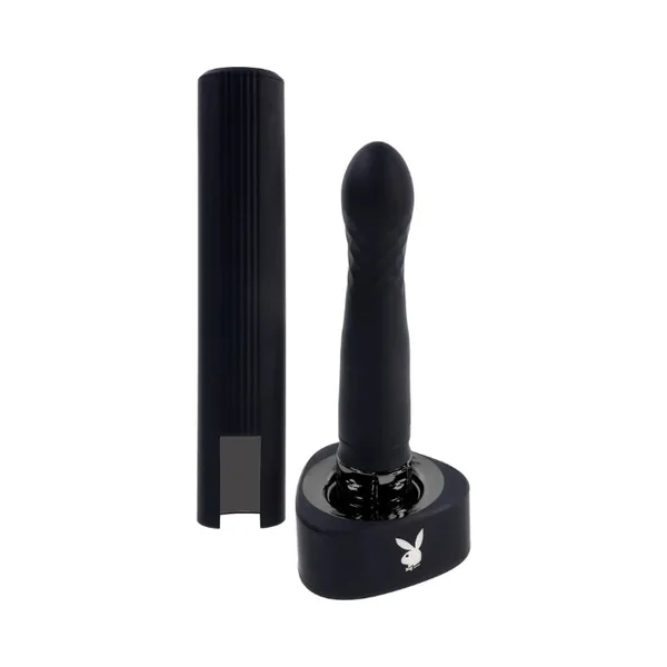 Playboy Pleasure Zone 2AM Rechargeable Silicone Thrusting Vibrator With Protective Case
