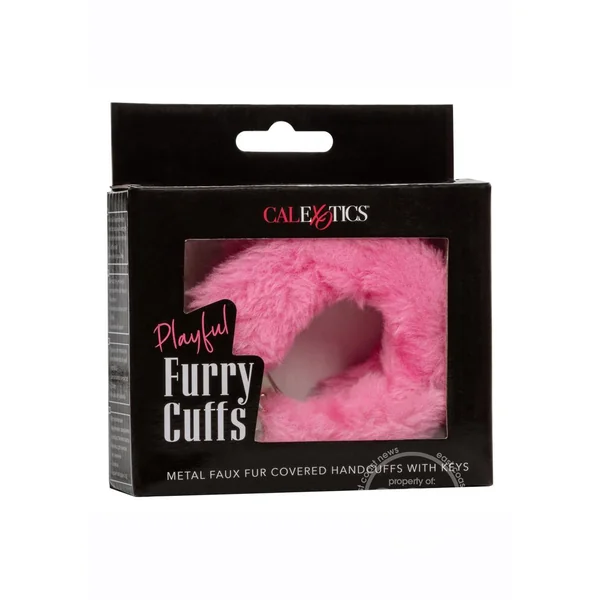 Playful Furry Cuffs - Pink