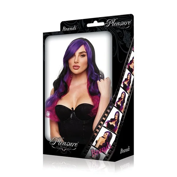 Pleasure Wigs Brandi - Black/Purple