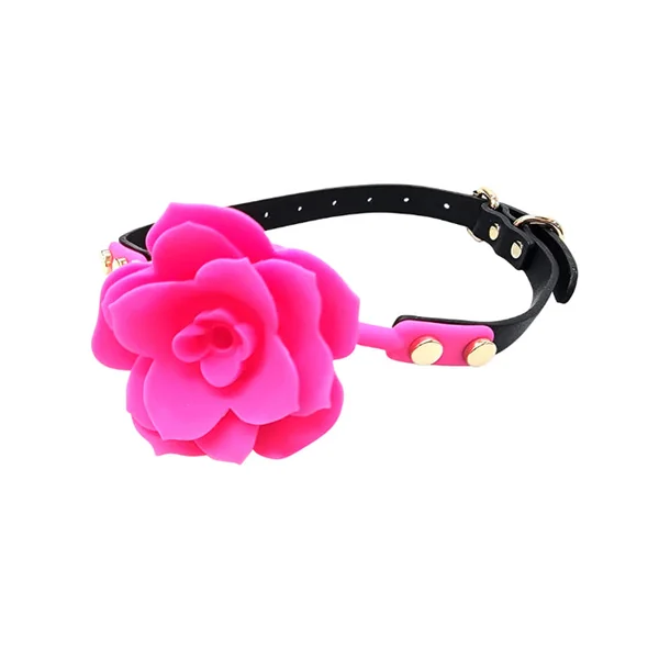 Ple'sur Breathable Silicone Flower Ball Gag