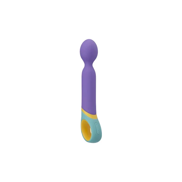 PMV20 Base Rechargeable Silicone Mini Wand Vibrator With Handle
