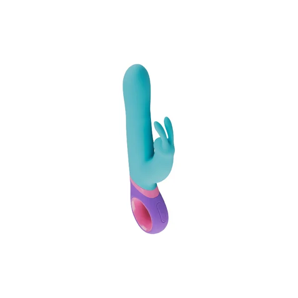 PMV20 Meta Rechargeable Silicone Dual Motor Rabbit Vibrator With Handle