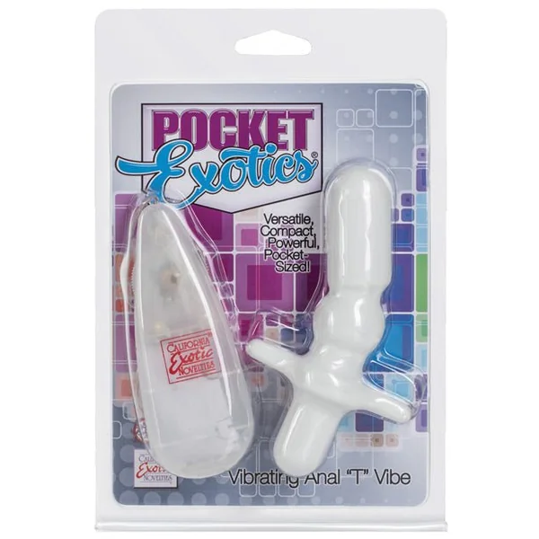 Pocket Exotics Anal T Vibe - Ivory
