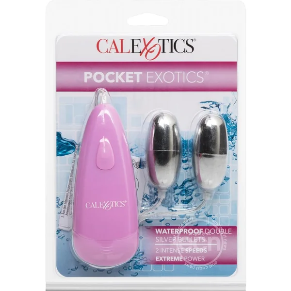 Pocket Exotics Double Silver Bullets -Pink