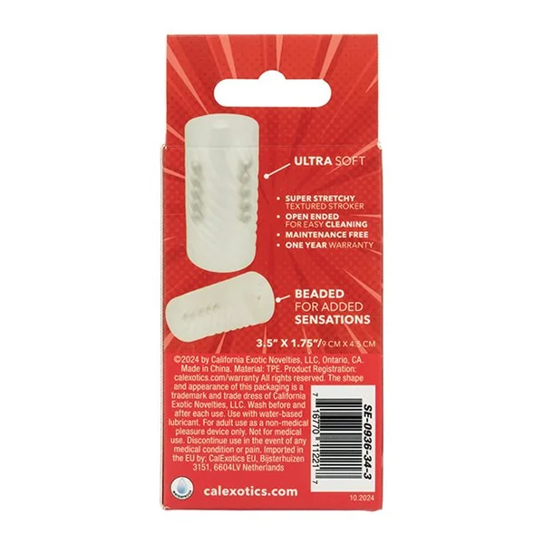 Pop Sock! Beaded Stroker - Clear