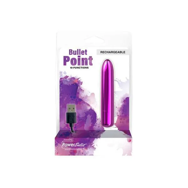Power Bullet Point Rechargeable - Purple