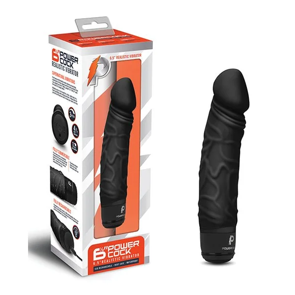 Powercocks 6.5" Realistic Vibrator