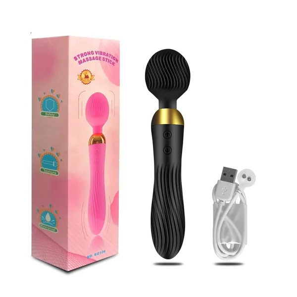 Powerful AV Vibrator Sex Toys Magic Wand for Women G Spot Clitoris Stimulator Dildo 18 Speeds Dual Motors Toys for Muscle Adults