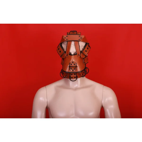 Premium Leather BDSM Muzzle for Secure Restraints and Control