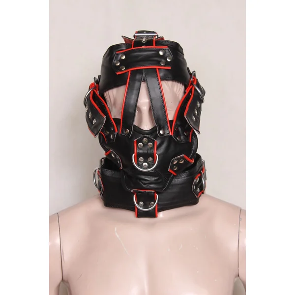 Premium Leather Bondage Muzzle for Ultimate Restraints