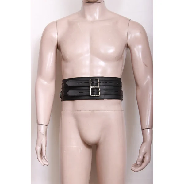 Premium Leather Bondage Restraint Belt