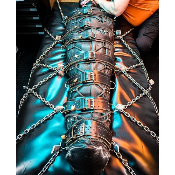 Premium Leather Sleepsack Bondage