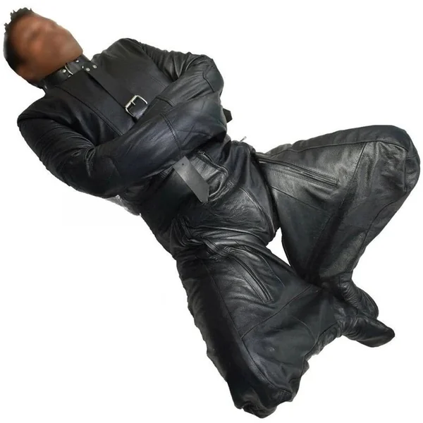 Premium Leather Sleepsack Bondage with Arm Restriction