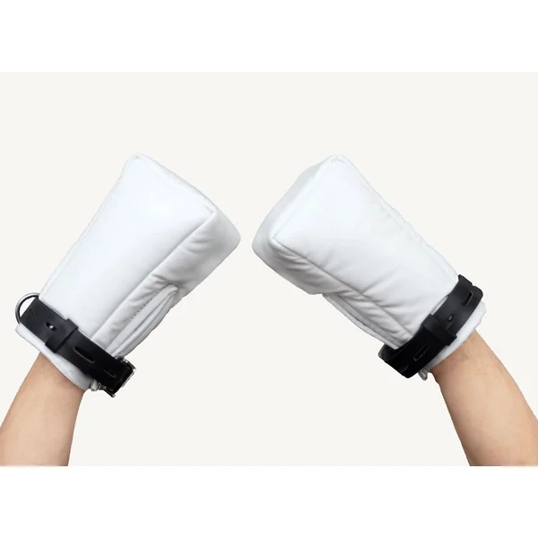 Premium Lockable Leather Bondage Mittens