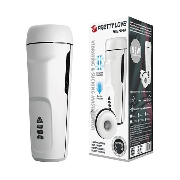 Pretty Love Sienna Sucking & Vibrating Masturbator