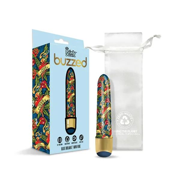 Prints Charming Buzzed 5" Mini Vibe - Blue Dream