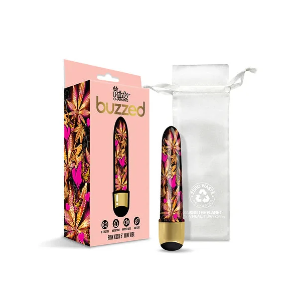 Prints Charming Buzzed 5" Mini Vibe - Pink Kush