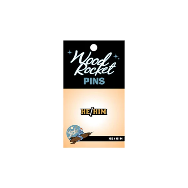 Pronoun He/Him Pin