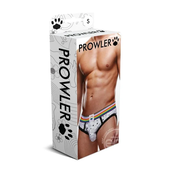 Prowler Pride Love and Peace 3 Brief - Medium - Rainbow
