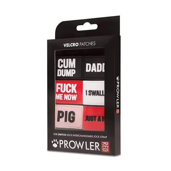 Prowler RED Switch Jock Patches Pack #1 - Pack of 6