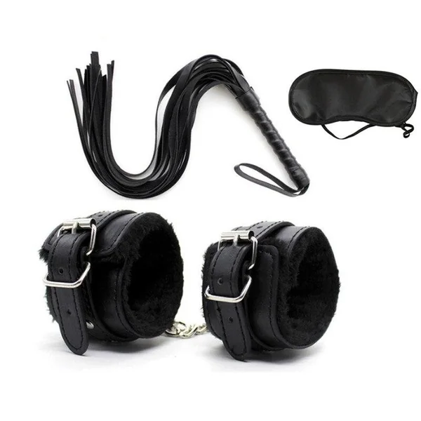 PU Leather Handcuffs For Sex Ankle Cuff Restraints Bondage Bracelet BDSM Woman Erotic Adult Cosplay Sex Toys For Couples Women