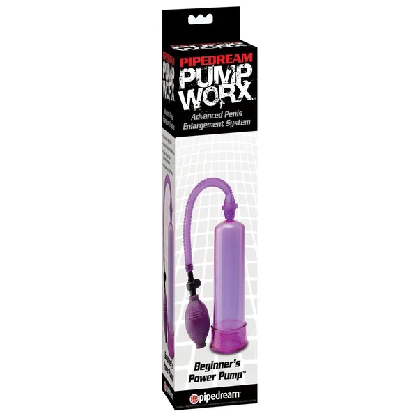 Pump Worx Beginner's Power Pump Advanced Penis Enlargement System - Purple