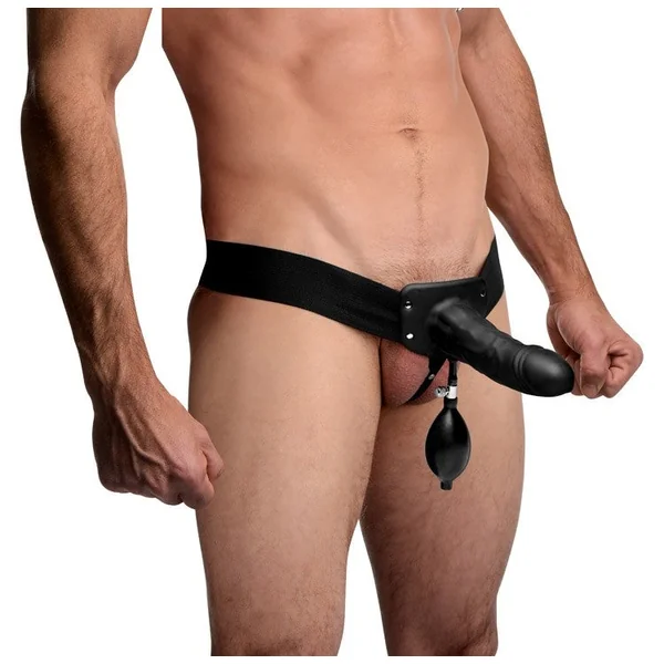 Pumper Silicone Inflatable Hollow Strap On