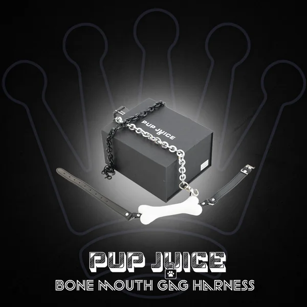PUP JUICE – BONE MOUTH GAG ( WHITE )