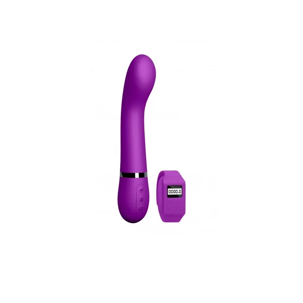 Purple sex toy with remote control