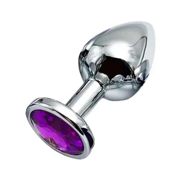PurpleRain – Purple Gem Metallic Butt Plug